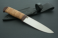 Нож Шашлычный береста, 95х18, текстолит : фото 9