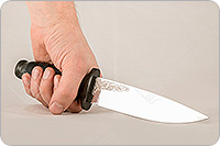 Нож Штурм орех, 95х18, алюминий : фото 3