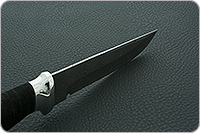 Нож Н8 Лондон-Спецназ микропористая резина, контрастный дамаск, алюминий : фото 9