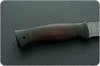 Нож Н8-Спецназ мореный орех, черный дамаск, текстолит : фото 5