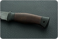 Нож Н8-Спецназ мореный орех, черный дамаск, текстолит : фото 6