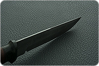 Нож Н8-Спецназ мореный орех, черный дамаск, текстолит : фото 9