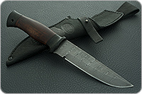 Нож Н8-Спецназ мореный орех, черный дамаск, текстолит : фото 10