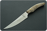 Нож Н25 Виконт накладки карельская береза, эи-107, цельнометаллический : фото 2