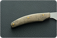 Нож Н25 Виконт накладки карельская береза, эи-107, цельнометаллический : фото 5