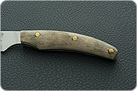 Нож Н25 Виконт накладки карельская береза, эи-107, цельнометаллический : фото 6