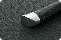 Нож Н57 Змеелов смола, черный дамаск, алюминий : фото 7