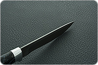 Нож Н57 Змеелов смола, черный дамаск, алюминий : фото 9