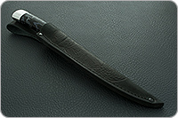 Нож Н57 Змеелов смола, черный дамаск, алюминий : фото 11