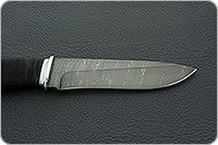 Нож Н1  Рыцарь микропористая резина, черный дамаск, алюминий : фото 7