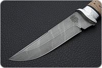 Нож Н8-Спецназ береста, черный дамаск, алюминий : фото 3