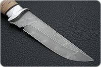 Нож Н8-Спецназ береста, черный дамаск, алюминий : фото 4