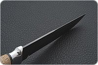 Нож Н8-Спецназ береста, черный дамаск, алюминий : фото 7