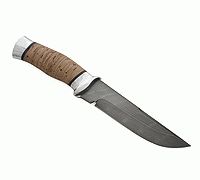 Нож Н8-Спецназ береста, черный дамаск, алюминий : фото 10