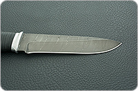 Нож Н1 Рыцарь наборная кожа, черный дамаск, алюминий : фото 7