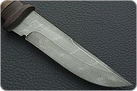 Нож Н8-Спецназ орех, черный дамаск, текстолит : фото 4