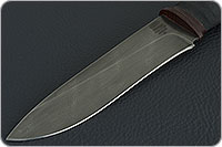 Нож Н1 Рыцарь микропористая резина, черный дамаск, текстолит : фото 3