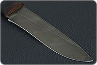 Нож Н1 Рыцарь микропористая резина, черный дамаск, текстолит : фото 4