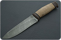 Нож Н1 Рыцарь орех, черный дамаск, текстолит : фото 2