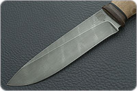 Нож Н1 Рыцарь орех, черный дамаск, текстолит : фото 3