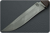 Нож Н2 Турецкий микропористая резина, черный дамаск, текстолит : фото 3