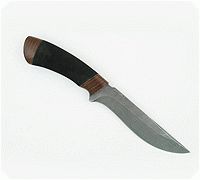 Нож Н2 Турецкий микропористая резина, нержавеющий дамаск, текстолит : фото 2