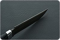 Нож Н3-Гумбольт наборная кожа, черный дамаск, алюминий : фото 8