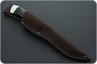 Нож Н3-Гумбольт наборная кожа, черный дамаск, алюминий : фото 10