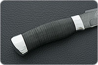 Нож Н3-Гумбольт наборная кожа, нержавеющий дамаск, алюминий : фото 5