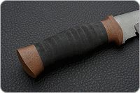 Нож Н8-Спецназ микропористая резина, черный дамаск, текстолит : фото 5