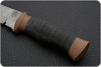 Нож Н8-Спецназ микропористая резина, черный дамаск, текстолит : фото 6