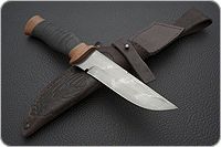 Нож Н8-Спецназ микропористая резина, черный дамаск, текстолит : фото 7