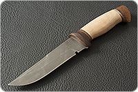 Нож Н8-Спецназ орех, черный дамаск, текстолит : фото 2