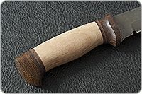 Нож Н8-Спецназ орех, черный дамаск, текстолит : фото 5