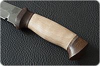 Нож Н8-Спецназ орех, черный дамаск, текстолит : фото 6