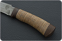 Нож Н3-Гумбольт береста, черный дамаск, текстолит : фото 6