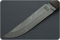 Нож Н3-Гумбольт орех, черный дамаск, текстолит : фото 3