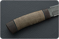 Нож Н3-Гумбольт орех, черный дамаск, текстолит : фото 5