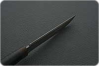 Нож Н3-Гумбольт наборная кожа, черный дамаск, текстолит : фото 7