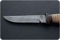 Нож Н8-Спецназ береста, черный дамаск, текстолит : фото 7