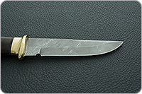 Нож Н8-Спецназ орех, черный дамаск, латунь  : фото 7