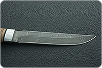 Нож Н3-Гумбольт береста, нержавеющий дамаск, алюминий : фото 7