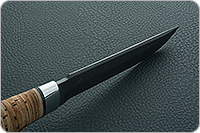 Нож Н3-Гумбольт береста, нержавеющий дамаск, алюминий : фото 8