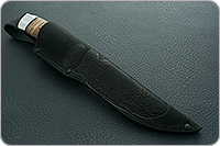 Нож Н3-Гумбольт береста, нержавеющий дамаск, алюминий : фото 10