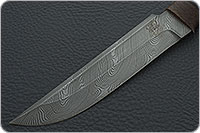 Нож Н3-Гумбольт наборная кожа, нержавеющий дамаск, текстолит : фото 3