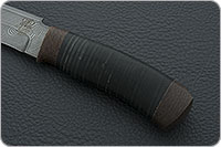 Нож Н3-Гумбольт наборная кожа, нержавеющий дамаск, текстолит : фото 6