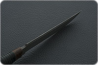 Нож Н3-Гумбольт наборная кожа, нержавеющий дамаск, текстолит : фото 7