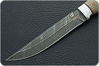 Нож Н3-Гумбольт орех, нержавеющий дамаск, алюминий : фото 3