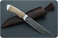 Нож Н3-Гумбольт орех, нержавеющий дамаск, алюминий : фото 9