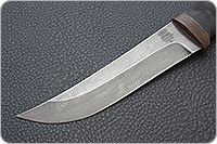 Нож Н5 Лесник микропористая резина, черный дамаск, текстолит : фото 3